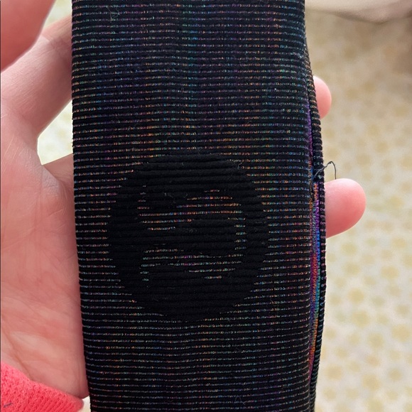 Lululemon Multicolor Elastic Headband with Logo - Picture 4 of 4